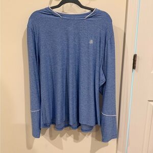 Coolibar Blue Long Sleeve Shirt